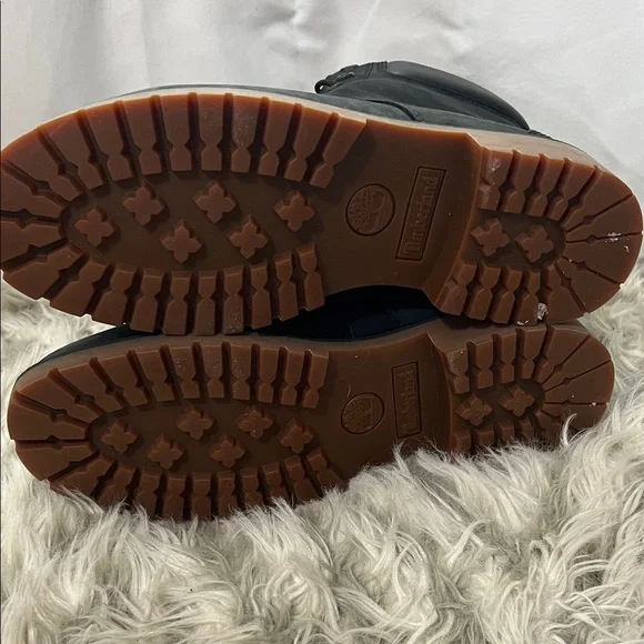 Timberland Women's Black and Brown Combat Boots - Picture 7 of 7